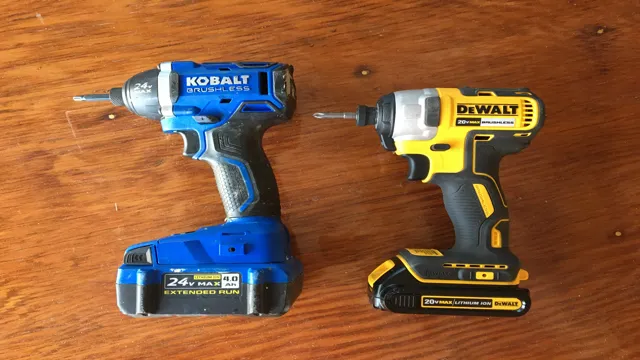 can i use a impact driver as a drill