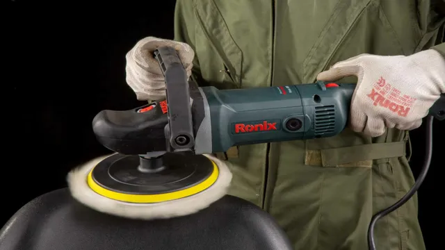 can you buff with an angle grinder