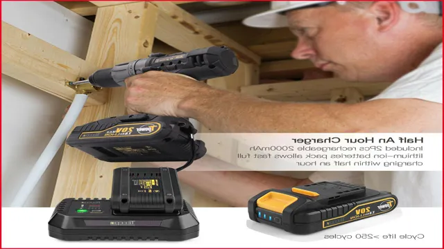 can you leave a cordless drill battery on the charger