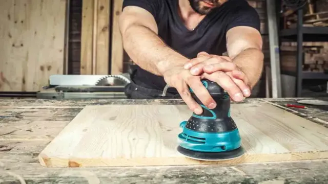 can you sand concrete with an orbital sander