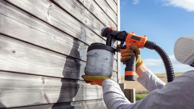 can you stain a fence with a paint sprayer