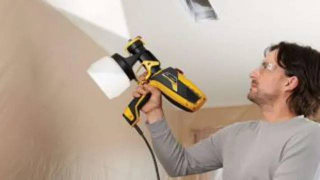 can you use a paint sprayer on walls