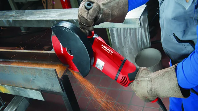 can you use angle grinder to cut metal