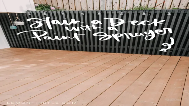 can you use paint sprayer for stain