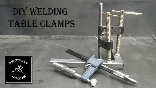 how do welding table clamps work