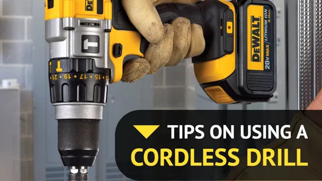 how do you dry out a cordless drill