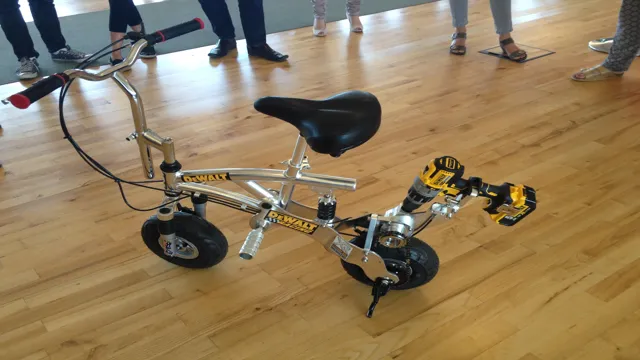 how fast would a cordless drill ebike go