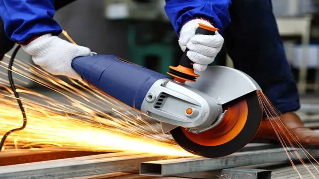 how long can you use an angle grinder for