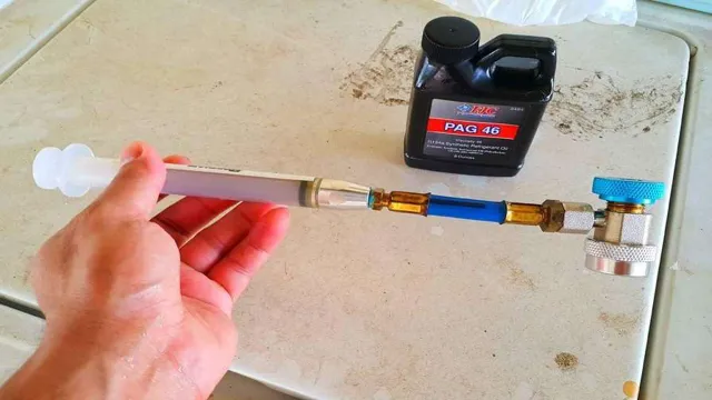 how much oil to put in air compressor