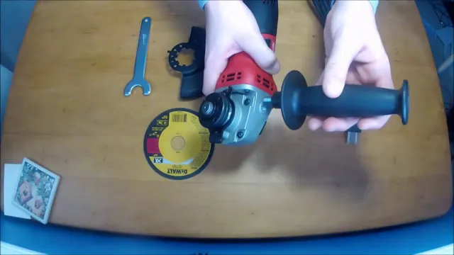 how to assemble an angle grinder