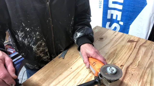 how to change wheel on angle grinder