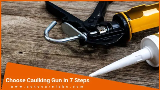 how to choose a caulking gun