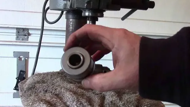 how to clean a drill press jaws