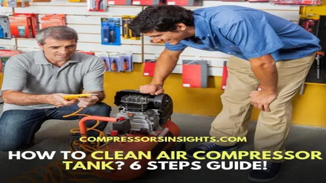 how to clean air compressor tank