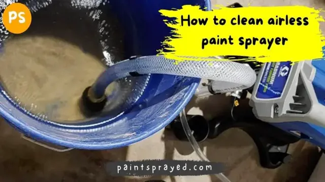 how to clean airless paint sprayer how to clean airless paint sprayer