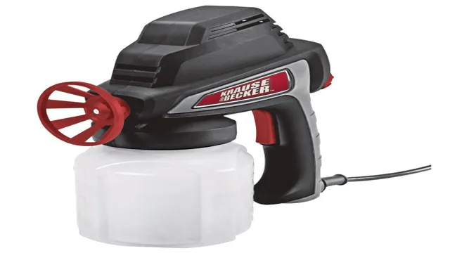 how to clean krause and becker paint sprayer