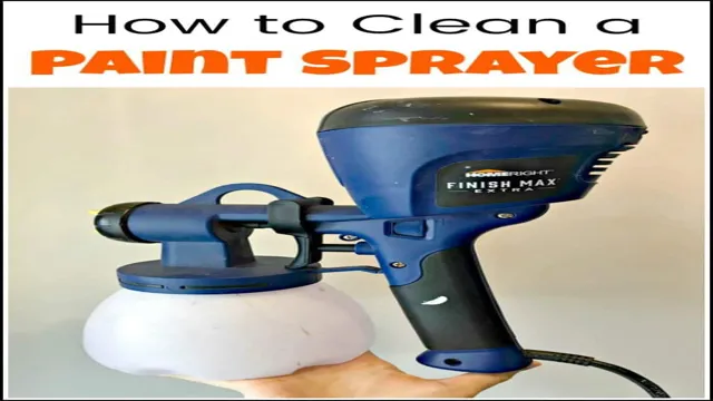 how to clean paint off paint sprayer