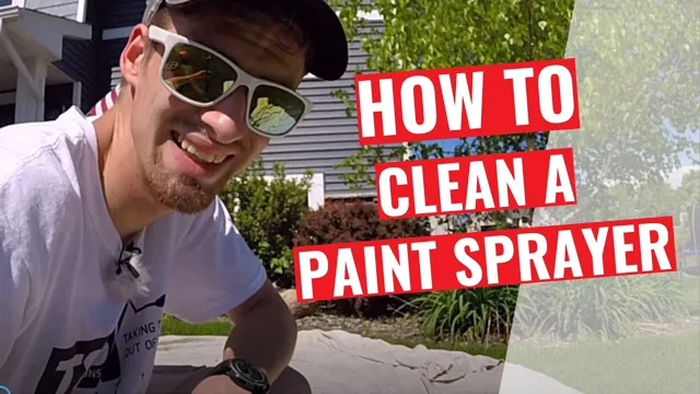 how to clean paint off paint sprayer