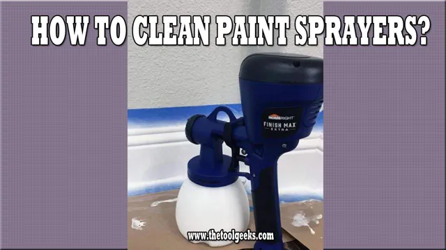 how to clean paint sprayer after use