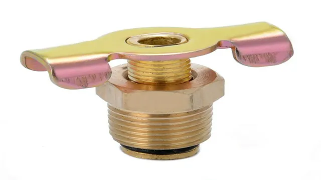 how to close drain valve on air compressor