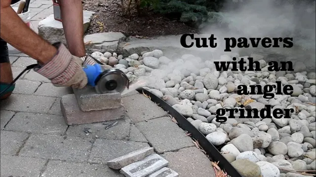 how to cut flagstone with angle grinder