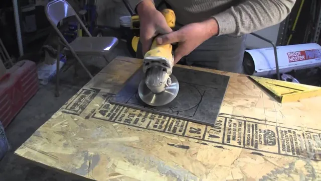 how to cut floor tiles with an angle grinder