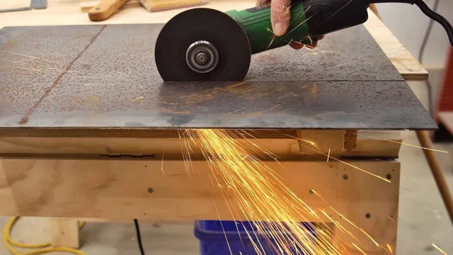 how to cut metal using angle grinder