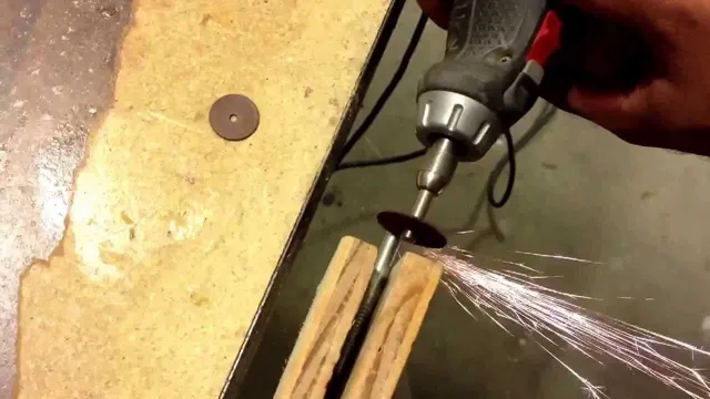 how to cut off bolt head with angle grinder