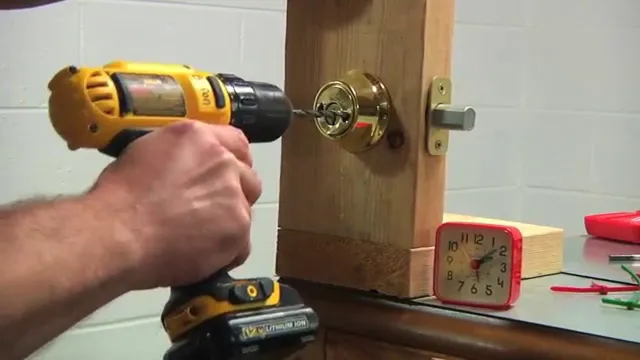 how to enlarge deadbolt hole without a drill press 1 how to enlarge deadbolt hole without a drill press