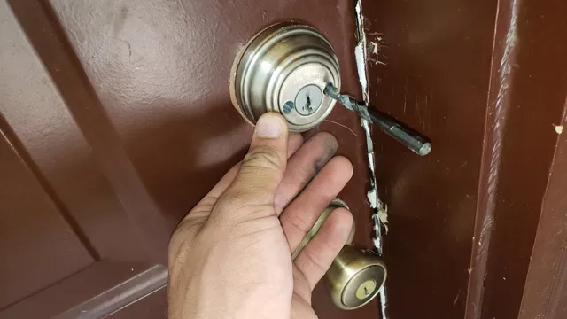 how to enlarge deadbolt hole without a drill press how to enlarge deadbolt hole without a drill press