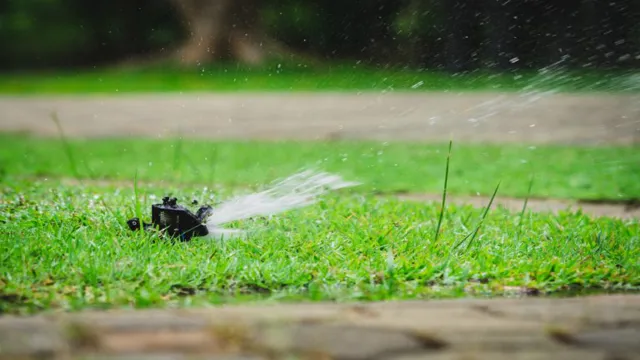 how to find water leak in sprinkler system