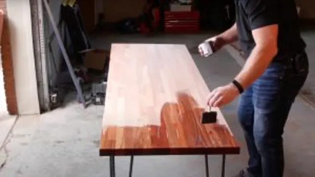 how to finish butcher block desk how to finish butcher block desk
