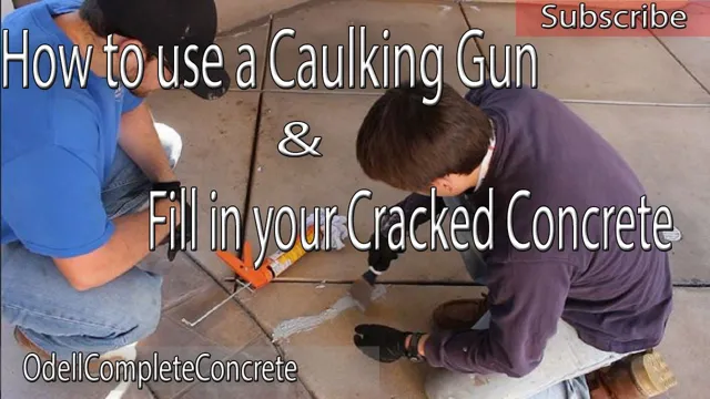 how to fix a caulking gun