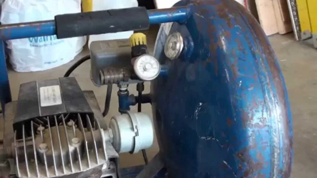 how to fix a hole in a air compressor tank