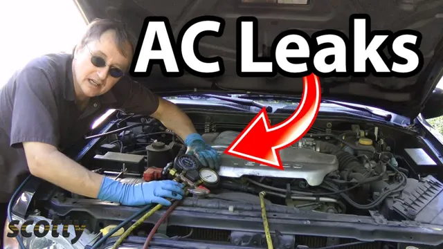 how to fix a leak in air compressor