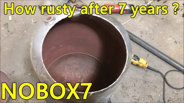how to get rust out of air compressor tank