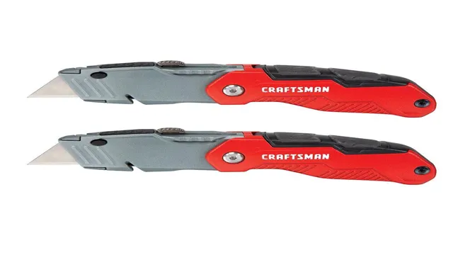 how to load a craftsman utility knife
