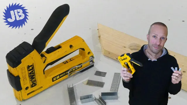 how to load dewalt staple gun