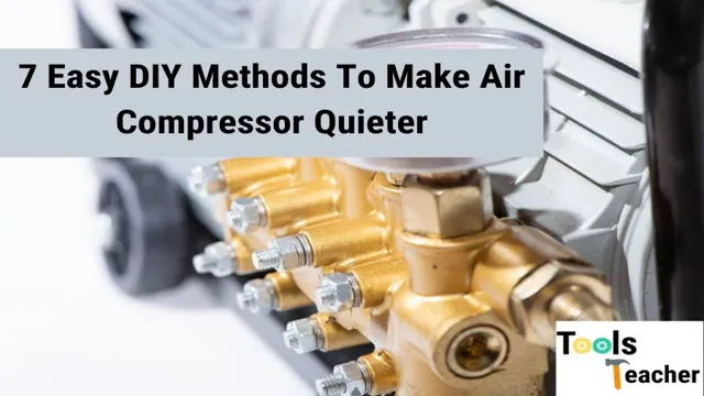 how to make a air compressor quieter