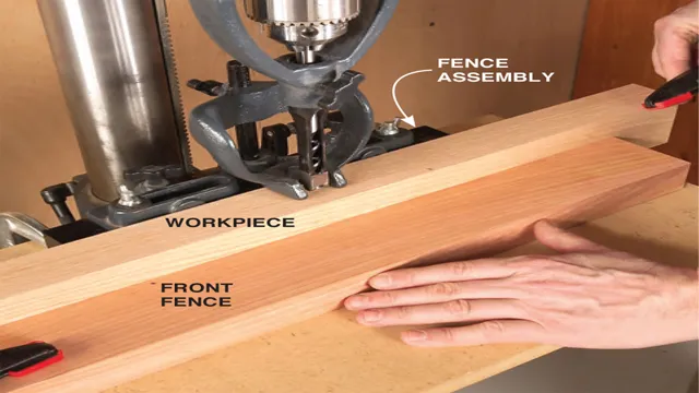 how to make a drill press into a mortising machine
