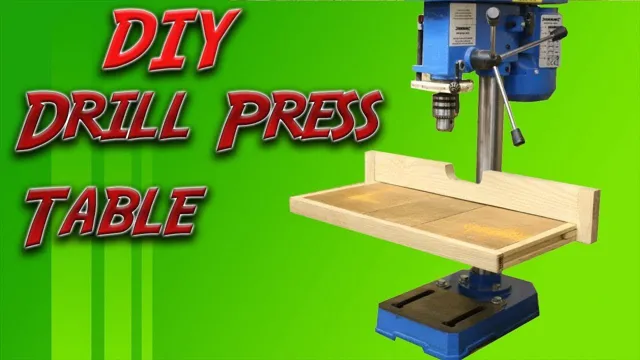 how to make a simple drill press table how to make a simple drill press table