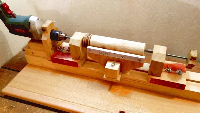 how to make a wood lathe from a drill press