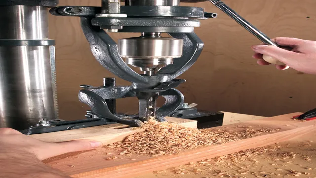 how to mortise on a drill press