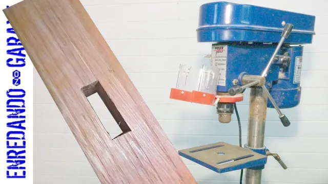 how to mortise with a drill press how to mortise with a drill press