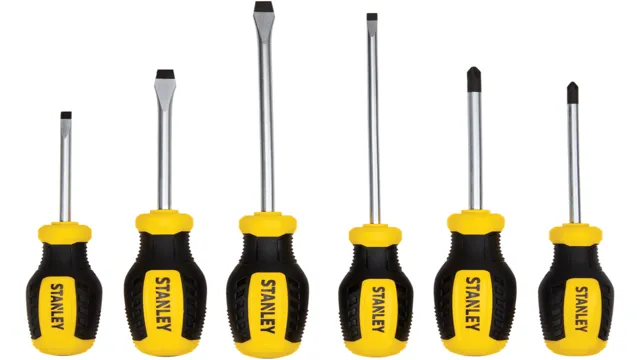 how to open stanley screwdriver set