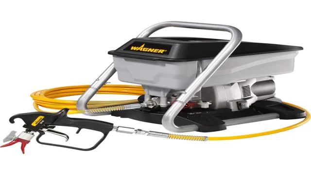 how to operate a wagner paint sprayer