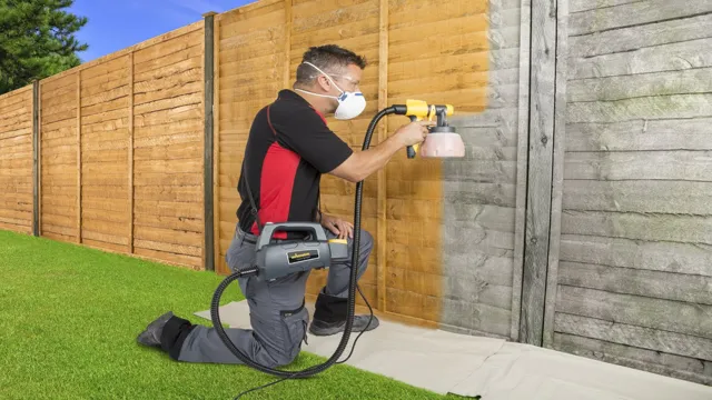 how to paint a fence with a paint sprayer