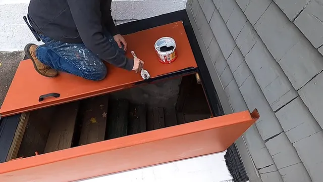 how to paint bilco doors