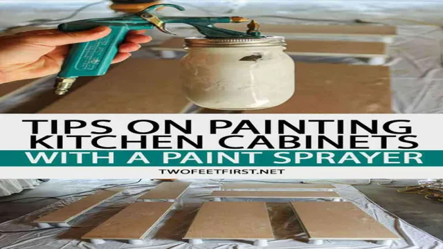 how to paint kitchen cabinets with paint sprayer