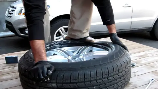 how to put a small tire back on the rim how to put a small tire back on the rim